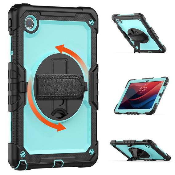 Armored Case for Lenovo Tab M11, protective 360 with stylus slot, blue