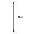 60cm USB Charging Cable Charger Cord for Xiaomi Smart Band 10 / 9 / 8 - Black
