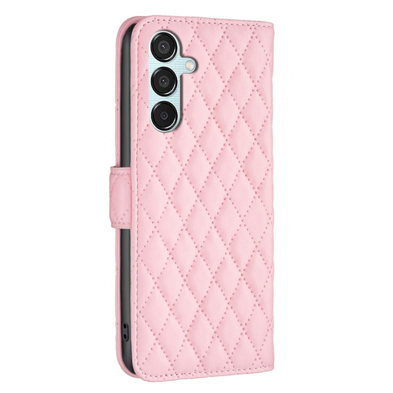 Flip case for Samsung Galaxy M15 5G, Wallet, BINFEN COLOR, pink