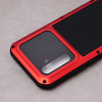 Love Mei Case for Samsung Galaxy A54 5G, armored with glass, red