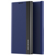 Flip case for Samsung Galaxy M33 5G, Side Magnetic, dark blue