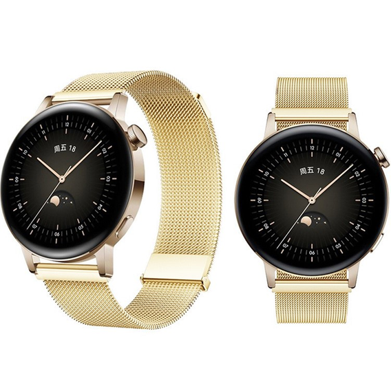 Milanese bracelet 20mm for Samsung Galaxy Watch 3 41mm - Black