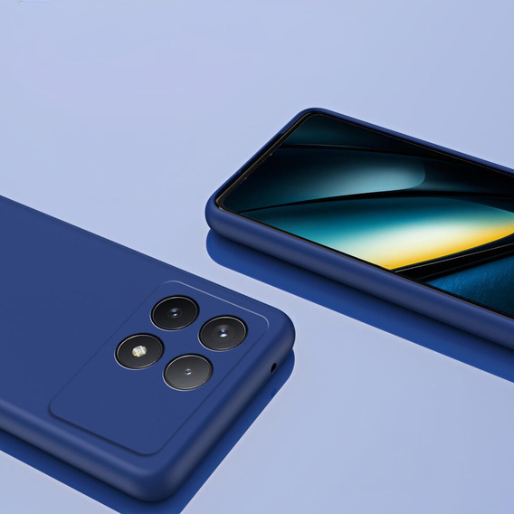 Case for Xiaomi Poco F6 Pro, Silicone Lite, blue