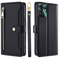 Flip case for Oppo Reno 11F 5G, Wallet Zipper Pocket, black
