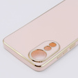Case for Oppo A78 4G, Glamour CamShield, pink rose gold