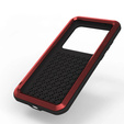 Love Mei Case for Samsung Galaxy S20 Ultra, armored with glass, red