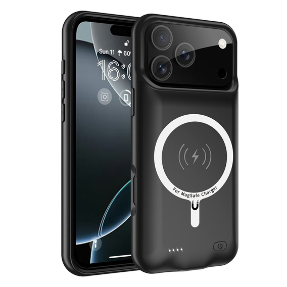iPhone 17 Pro Max Powerbank 6000mAh MagSafe battery case