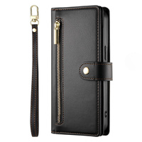 Flip case for Samsung Galaxy A36 5G, Wallet Zipper Pocket, black