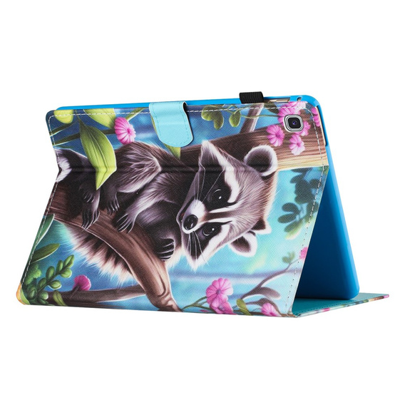 Case for Samsung Galaxy Tab S6 Lite 2022 / 2020, with flap, raccoon