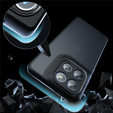 Case for Xiaomi Redmi 15 5G / 4G, with camera protection, transparent with black sides