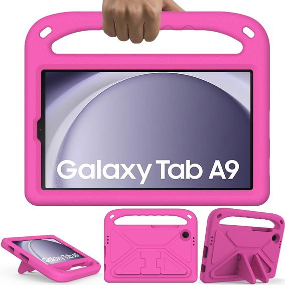 Children's Case for Samsung Galaxy Tab A9, Children's Case with Handle, blue