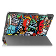 Case for Samsung Galaxy Tab A9+, Smartcase, graffiti