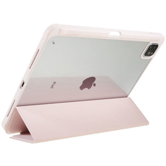 Case for iPad Pro 11 2022 / 2021 / 2020 / 2018, Smartcase Hybrid, with stylus space, pink