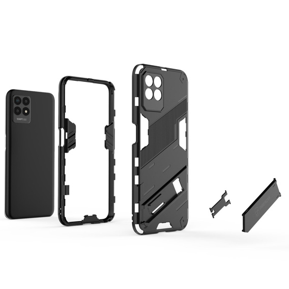 Case for Realme 8i, Military kickstand, blue