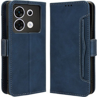 Flip case for Infinix Zero 30 5G, Card Slot, dark blue