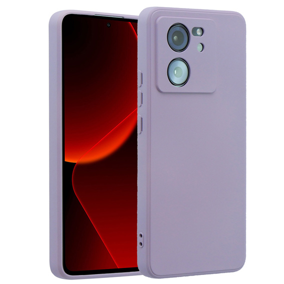Case for Xiaomi 13T / 13T Pro, Silicone Lite, purple