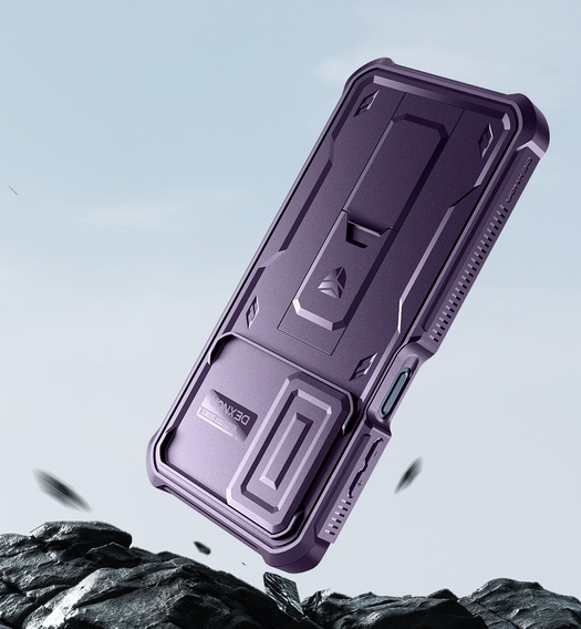 Armored case for Samsung Galaxy A16, Dexnor Full Body (Two Frames), purple