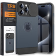 Case for iPhone 15 Pro Max, ERBORD MagProtect Slide Camera, titanium blue