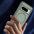 Case with frame for Google Pixel 8 Pro, for MagSafe, green