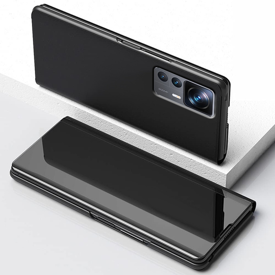 Case for Xiaomi 12T / 12T Pro, Clear View, black