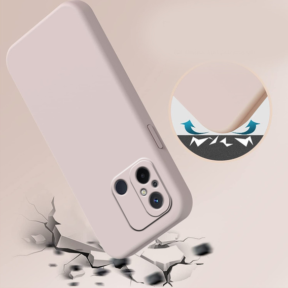 Case for Xiaomi Redmi 12C, Silicone Lite, pink