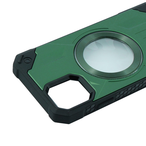 Case for iPhone 13, Heavy Duty, for MagSafe, green