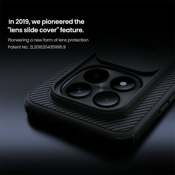 NILLKIN Camshield Pro case with camera cover for Xiaomi Redmi Note 15 Pro Plus 5G / Poco M8 Pro 5G
