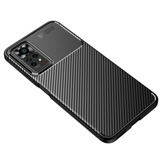 Case for Xiaomi Redmi Note 11 Pro 4G / 5G, Carbon Gel, black