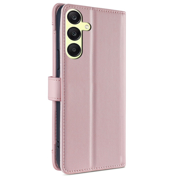 Flip case for Samsung Galaxy A25 5G, Wallet Zipper Pocket, pink