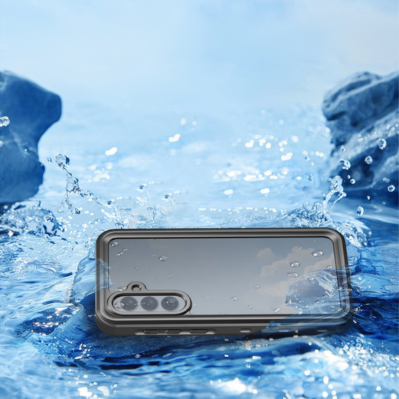 IP68 Waterproof Case for Samsung Galaxy A35 5G, Redpepper, black