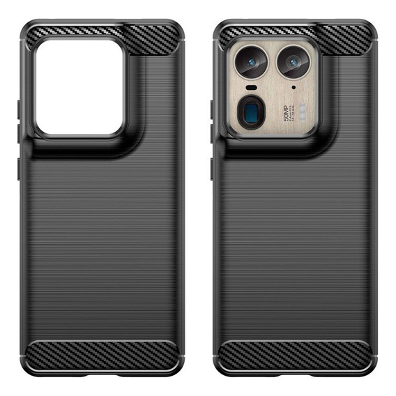 Case for Motorola Edge 50 Ultra, Carbon, black