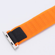 Nylon Strap for Apple Watch 1/2/3/4/5/6/7/8/SE/ULTRA 42/44/45/49mm, Orange / Black