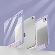 Case for iPad 10.9" 2022 (10 gen.), Smartcase Hybrid, with stylus space, Marble purple
