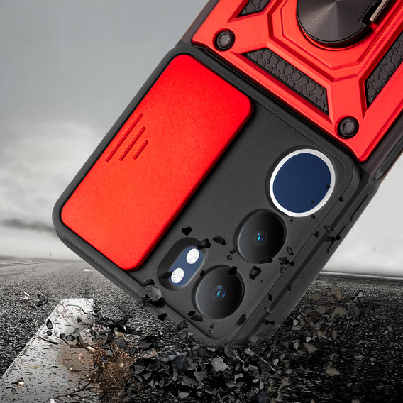 Case for Vivo Y19s, CamShield Slide, red
