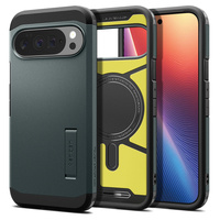 Spigen Tough Armor MagSafe case for Google Pixel 10 Pro XL, Abyss Green