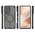 Armoured case for Samsung Galaxy A57 5G, for MagSafe, matte, black