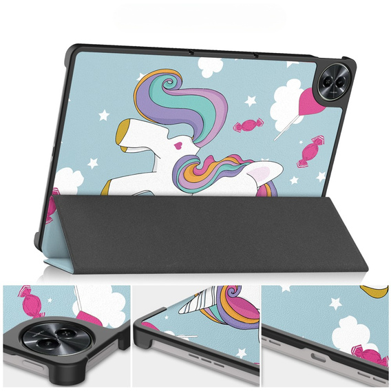 Case for Realme Pad 2, Smartcase, unicorn