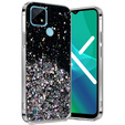 Case for Realme C21Y / C25Y, Glittery, black