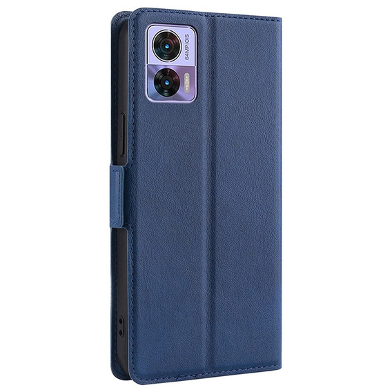 Flip case for Motorola Edge 30 Neo 5G, Wallet Thin Magnet, dark blue