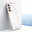 Case for Samsung Galaxy A35 5G, Glamour CamShield, white
