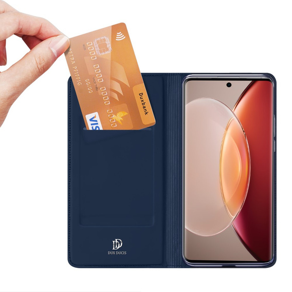 Dux Ducis Case for Vivo X90 Pro, Skinpro, dark blue
