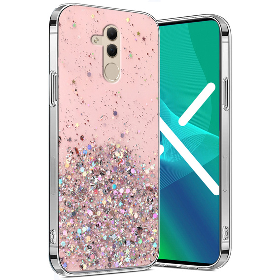 Case for Huawei Mate 20 Lite, Glittery, pink