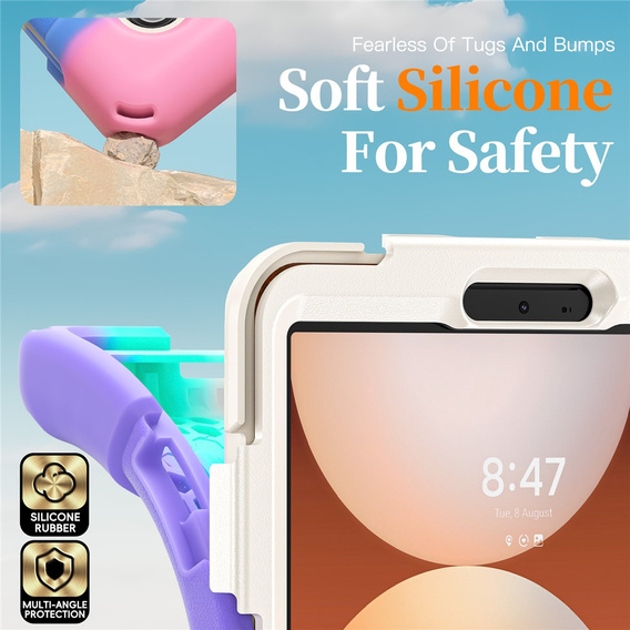 Armoured case with stand and shoulder strap for Samsung Galaxy Tab A11