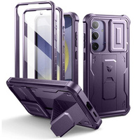 Armored case for Samsung Galaxy S24 Plus, Dexnor Full Body (Two Frames), purple