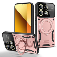 BENKS Kevlar Case for Xiaomi Redmi Note 13 Pro 4G / Xiaomi Redmi Note 14S / Xiaomi Poco M6 Pro 4G, for MagSafe, Carbon Fiber, pink
