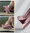 Armored case for Samsung Galaxy S24 FE, Dexnor Full Body (Two Frames), pink rose gold