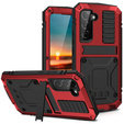 Armored case for Samsung Galaxy S22, R-JUST, red