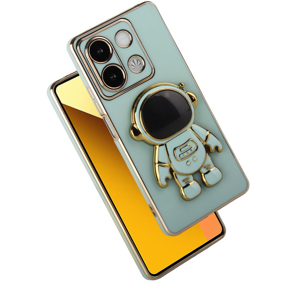 Case for Xiaomi Redmi Note 13 5G, Astronaut, green + 9H Tempered Glass