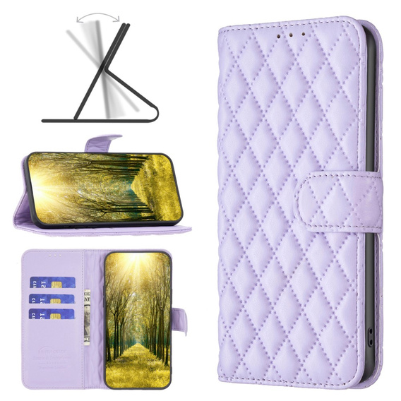 Flip case for Samsung Galaxy A05s, Wallet, BINFEN COLOR, purple