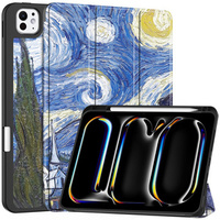 Case for iPad Pro 11 2024, Smartcase, oil painting